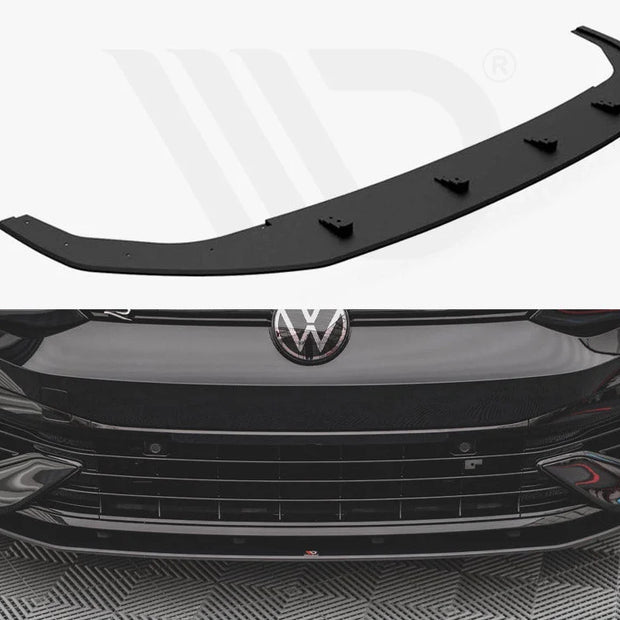 Maxton Design Street PRO Front Splitter Volkswagen Golf R MK8 20-