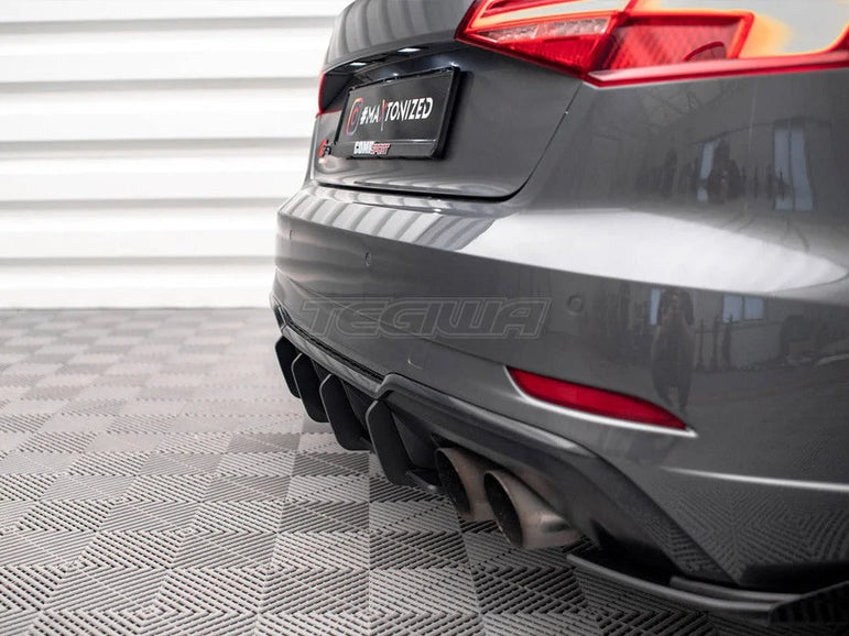 Maxton Design Street PRO Rear Diffuser Audi S3 Sportback 8V Facelift