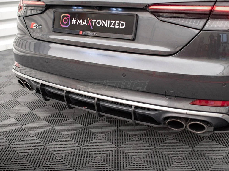 Maxton Design Street PRO Rear Diffuser Audi S5 Coupe Sportback F5