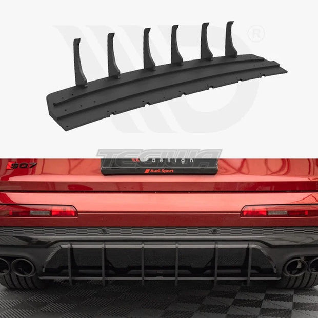Maxton Design Street PRO Rear Diffuser Audi SQ7 Q7 S-line MK2 4M Facelift 2019-