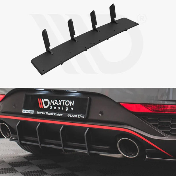 Maxton Design Street PRO Rear Diffuser Hyundai I30 N Hatchback MK3 Facelift 2020-