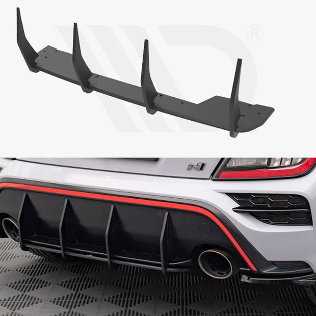 Maxton Design Street PRO Rear Diffuser Hyundai Kona N Mk1