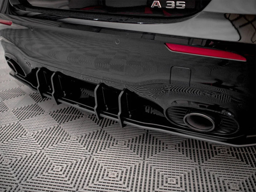 Maxton Design Street PRO Rear Diffuser Mercedes A35 AMG Hatchback Aero Pack W177