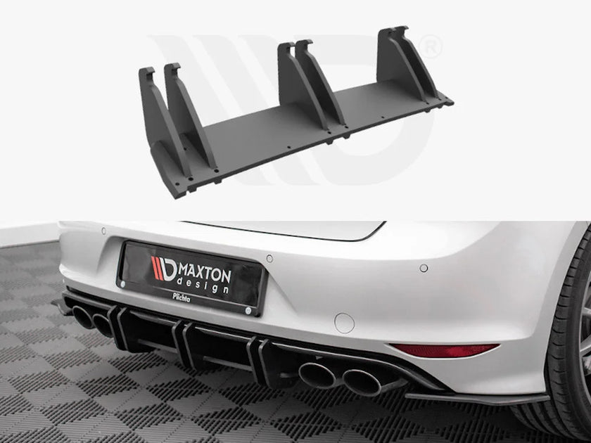 Maxton Design Street PRO Rear Diffuser Volkswagen Golf R MK7 13-16