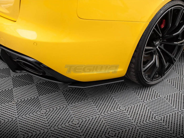 Maxton Design Street Pro Rear Side Splitters Audi RS4 B8