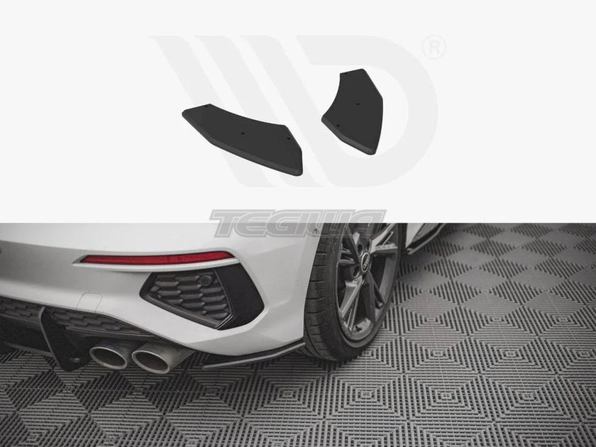 Maxton Design Street PRO Rear Side Splitters Audi S3 8Y 2020-