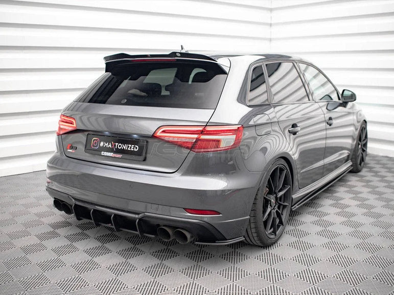 Maxton Design Street PRO Rear Side Splitters Audi S3 Sportback 8V Facelift