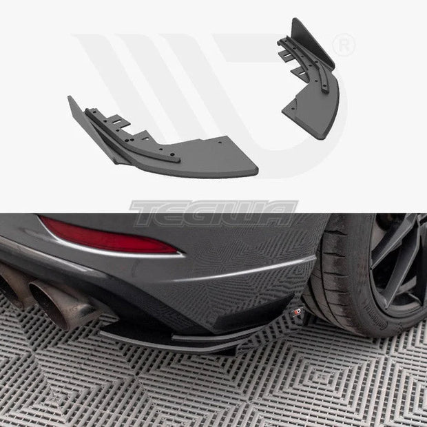 Maxton Design Street PRO Rear Side Splitters +flaps Audi S3 Sportback 8V Facelift