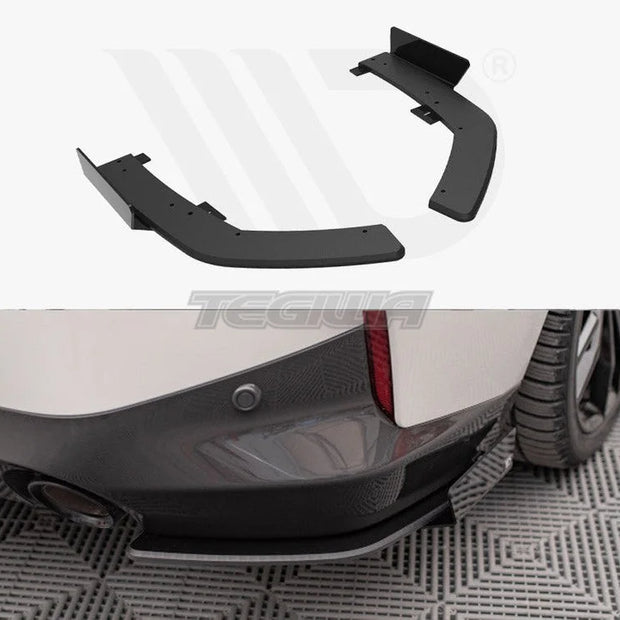 Maxton Design Street Pro Rear Side Splitters + Flaps BMW 2-Series Coupe M-Pack G42