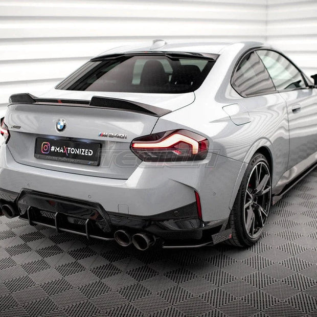 Maxton Design Street Pro Rear Side Splitters + Flaps BMW 2-Series Coupe M240i G42