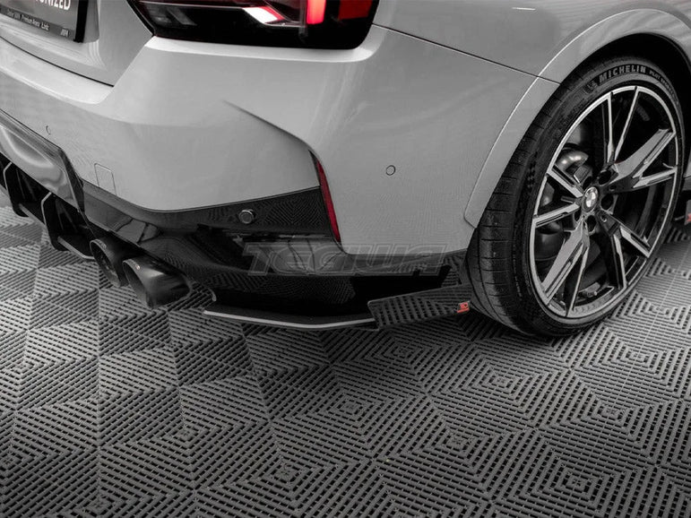 Maxton Design Street Pro Rear Side Splitters + Flaps BMW 2-Series Coupe M240i G42