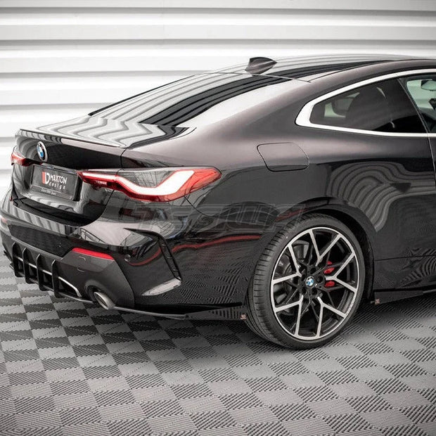 Maxton Design Street Pro Rear Side Splitters + Flaps BMW 4-Series M-Pack G22