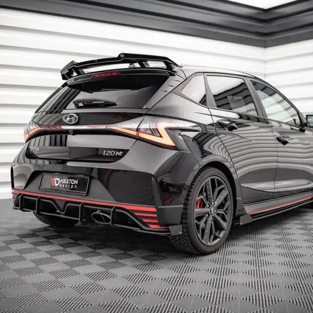 Maxton Design Street PRO Rear Side Splitters +flaps Hyundai I20 N MK3 2020-