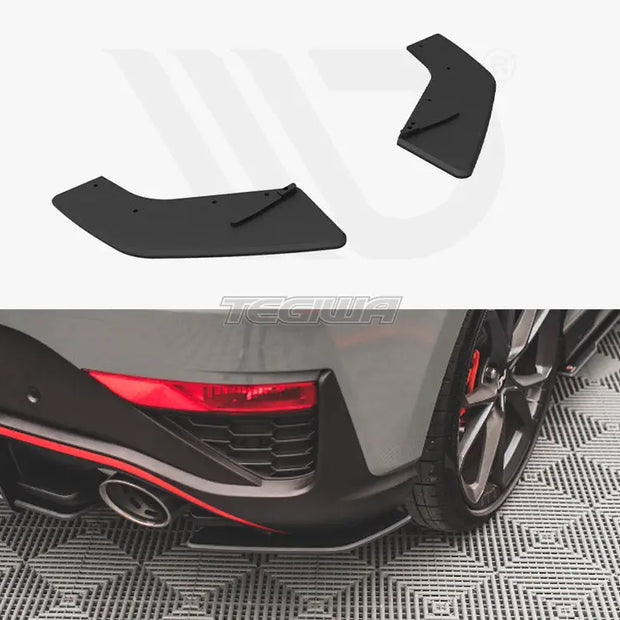 Maxton Design Street PRO Rear Side Splitters Hyundai I30 N Hatchback MK3 Facelift 2020-