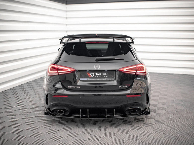 Maxton Design Street PRO Rear Valance + Flaps Mercedes A35 AMG Hatchback Aero Pack W177
