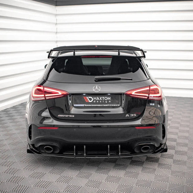 Maxton Design Street PRO Rear Valance + Flaps Mercedes A35 AMG Hatchback Aero Pack W177