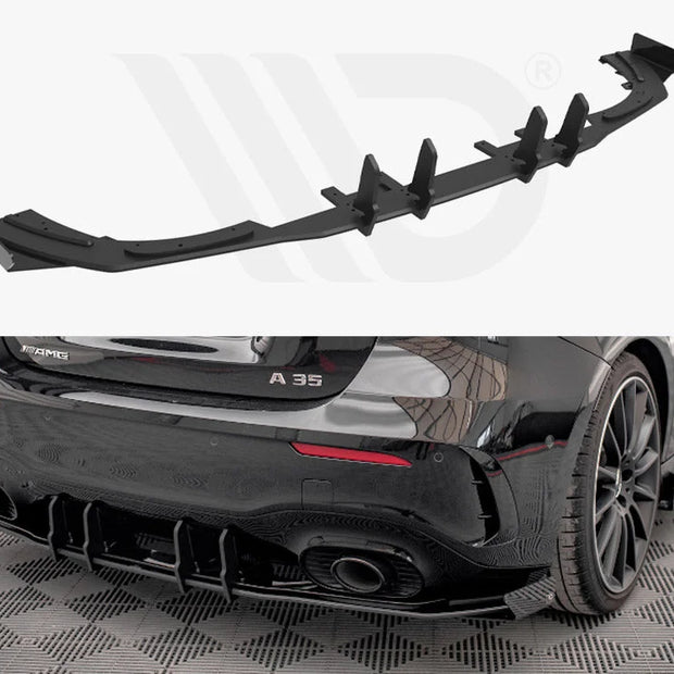 Maxton Design Street PRO Rear Valance + Flaps Mercedes A35 AMG Hatchback Aero Pack W177