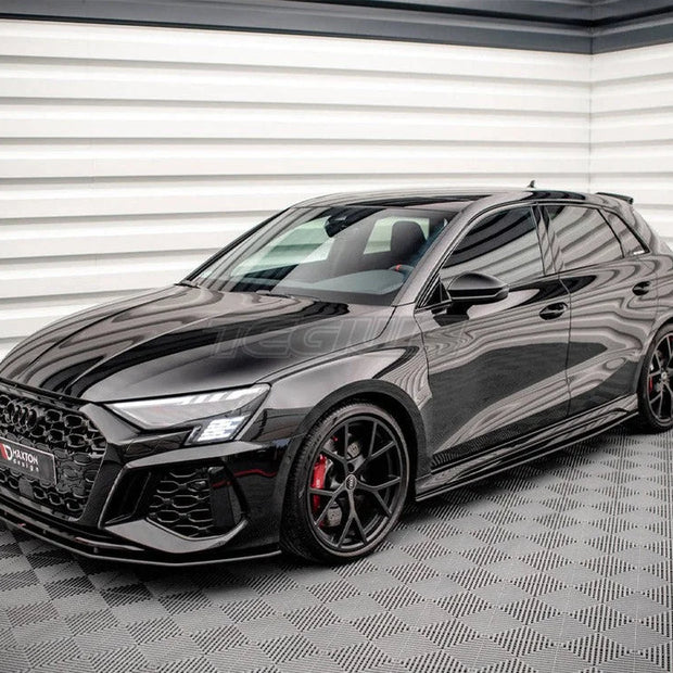Maxton Design Street PRO Side Skirts Diffusers Audi RS3 Sportback 8Y 2020-