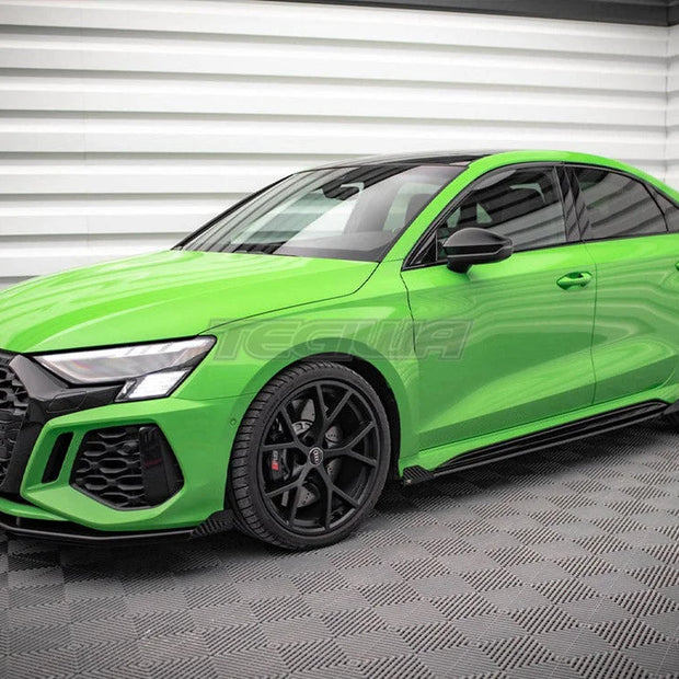 Maxton Design Street PRO Side Skirts Diffusers +flaps Audi RS3 Sedan 8Y 2020-