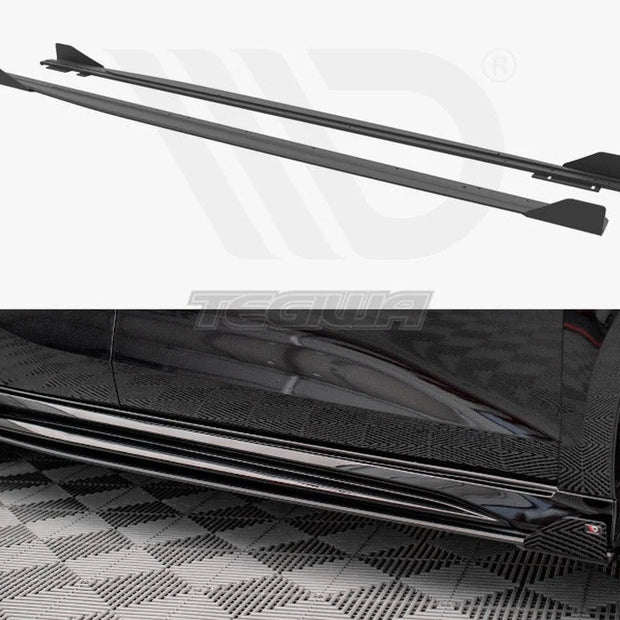 Maxton Design Street PRO Side Skirts Diffusers +flaps Audi RS3 Sportback 8Y 2020-