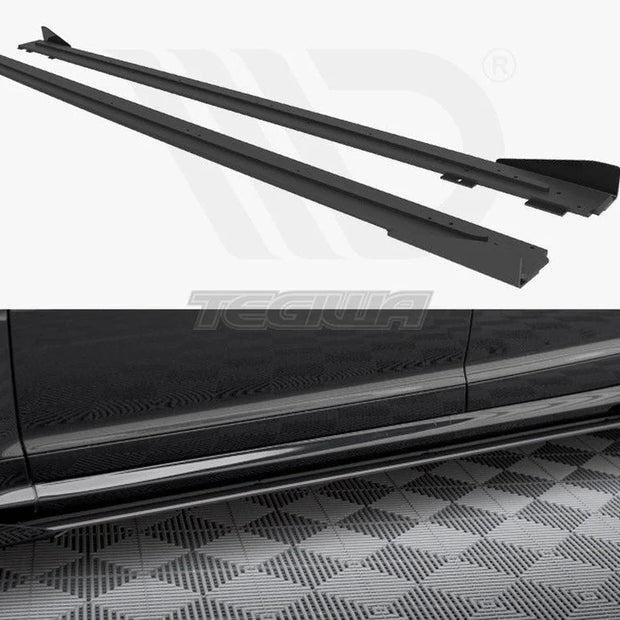 Maxton Design Street PRO Side Skirts Diffusers + Flaps Audi RS6 Avant C6