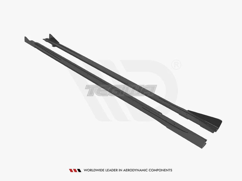 Maxton Design Street PRO Side Skirts Diffusers +flaps Audi S3 A3 S-line 8Y 2020-