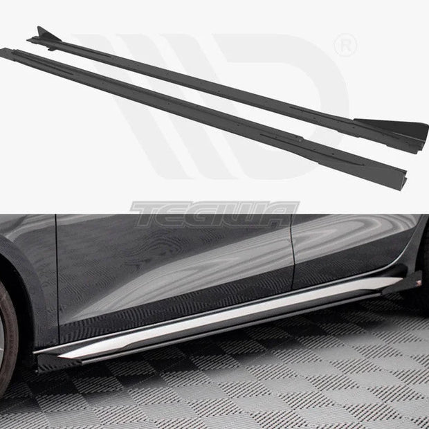 Maxton Design Street PRO Side Skirts Diffusers +flaps Audi S3 A3 S-line 8Y 2020-