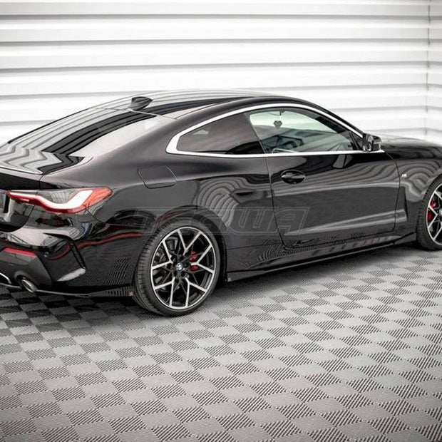 Maxton Design Street PRO Side Skirts Diffusers +flaps BMW 4-Series M-pack G22 2020-