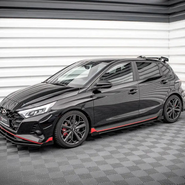 Maxton Design Street PRO Side Skirts Diffusers +flaps Hyundai I20 N MK3 2020-
