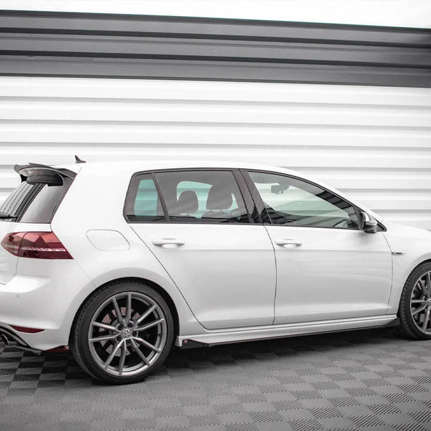 Maxton Design Street PRO Side Skirts Diffusers +flaps Volkswagen Golf R MK7 13-16