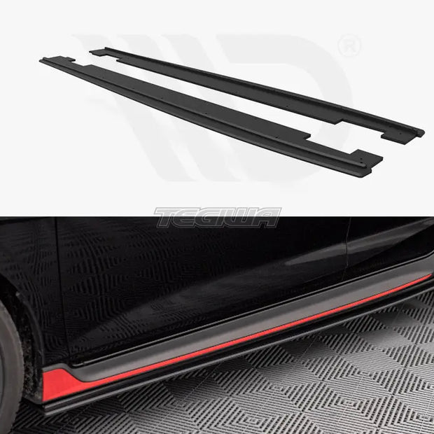 Maxton Design Street PRO Side Skirts Diffusers Hyundai I20 N MK3 2020-