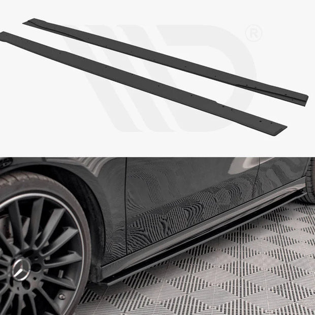 Maxton Design Street PRO Side Skirts Diffusers Mercedes A35 AMG AMG-Line Aero Pack W177