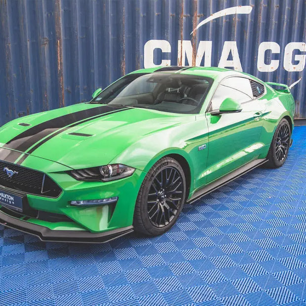 Maxton Design Street PRO Side Skirts Diffusers V.1 Ford Mustang GT MK6 Facelift 2017-
