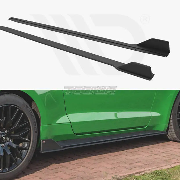 Maxton Design Street PRO Side Skirts Diffusers V.2 Ford Mustang GT MK6 Facelift 2017-