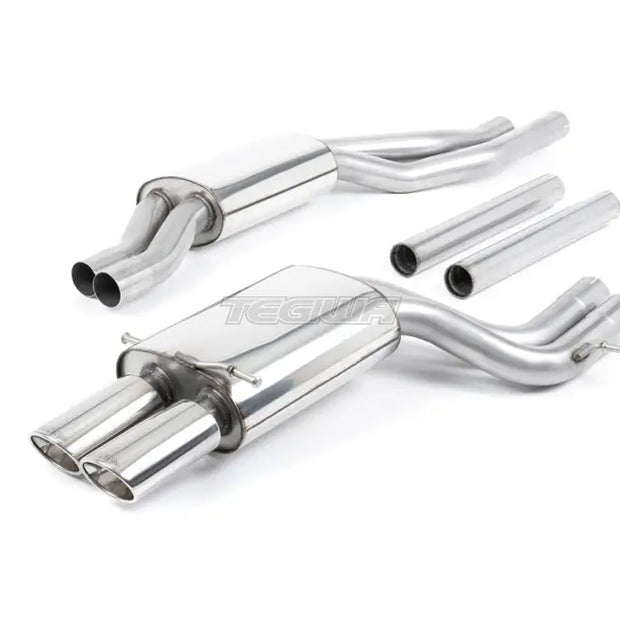Milltek Audi RS4 B5 V6 Bi-Turbo Avant 2000-2002 Cat-back Exhaust - Resonated