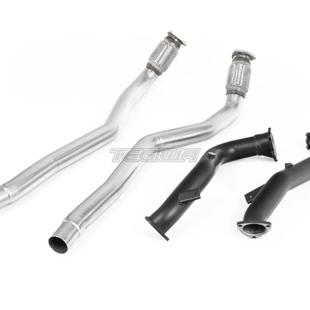 Milltek Audi RS6 C7 4.0 TFSI biturbo quattro inc Performance Edition 2013-2018 Large-bore Exhaust Downpipes and Cat Bypass Exhaust Pipes Exhaust - SSXAU555
