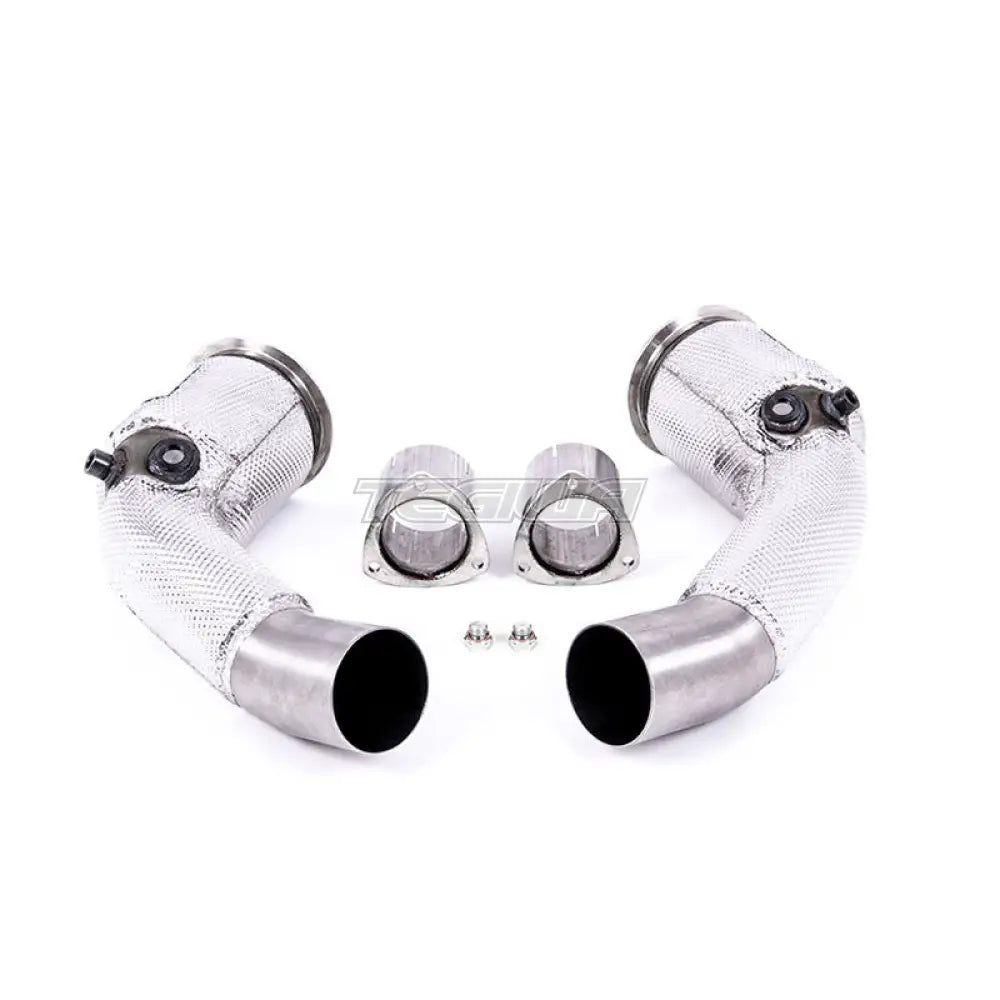Milltek Audi RS6 C8 4.0 V8 bi-turbo (Non OPF/GPF Models - USA/ROW Models) 2020-2023 Large-bore Exhaust Downpipes and Cat Bypass Exhaust Pipes Exhaust - SSXAU908