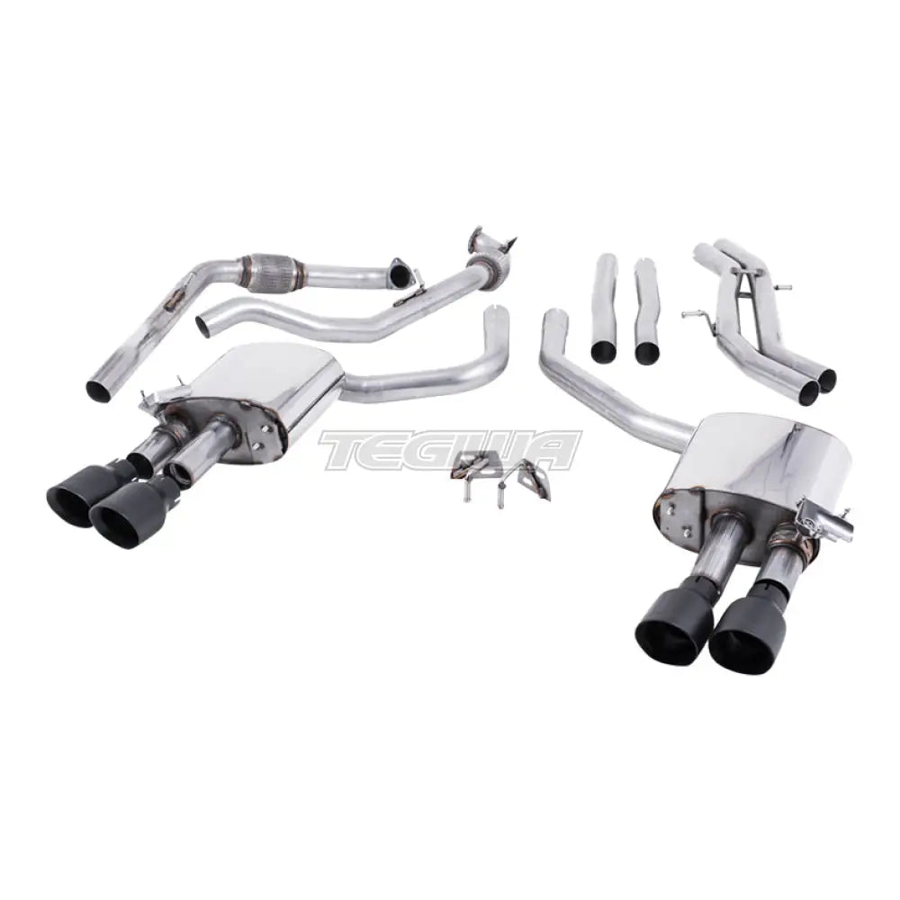 Milltek Audi S4 3.0 Turbo V6 B9 - Saloon/Sedan & Avant (Non Sport Diff Models) 2016-2023 Cat-back Exhaust