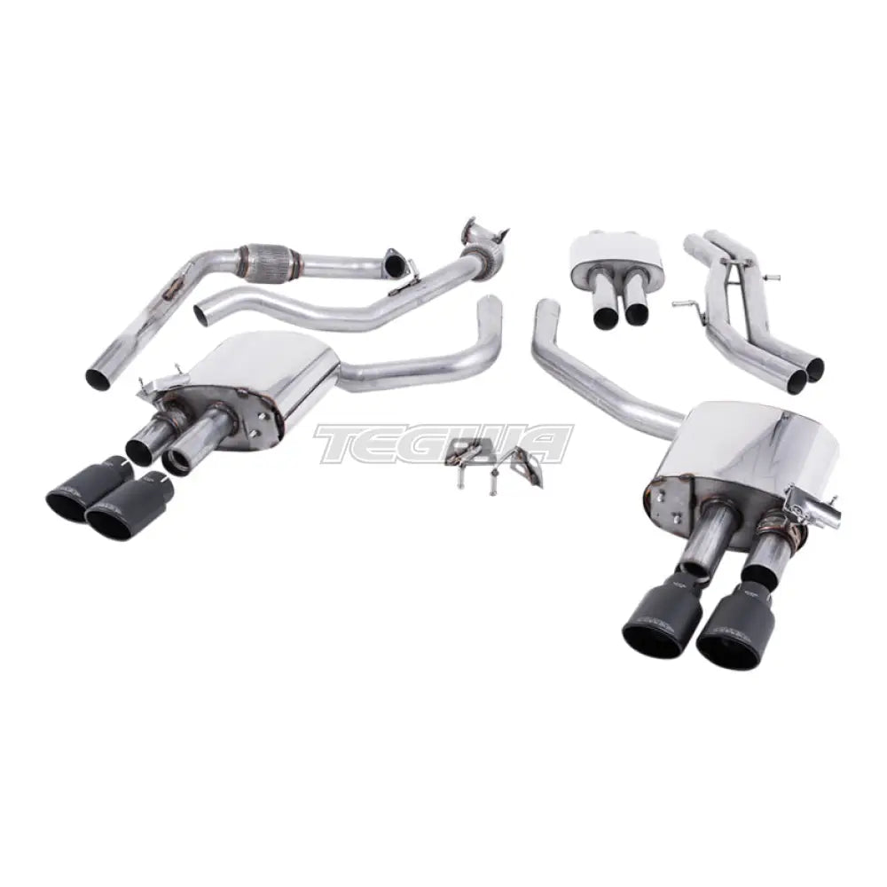 Milltek Audi S4 3.0 Turbo V6 B9 - Saloon/Sedan & Avant (Non Sport Diff Models) 2016-2023 Cat-back Exhaust