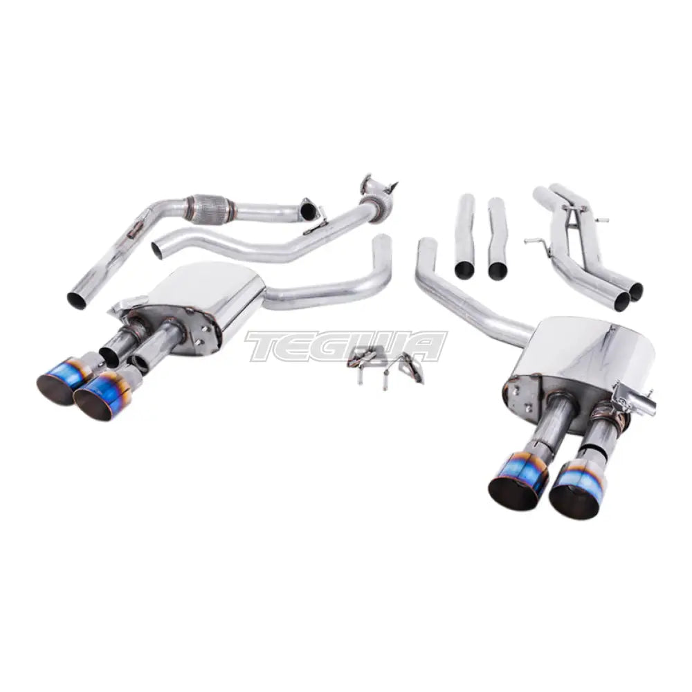 Milltek Audi S4 3.0 Turbo V6 B9 - Saloon/Sedan & Avant (Non Sport Diff Models) 2016-2023 Cat-back Exhaust