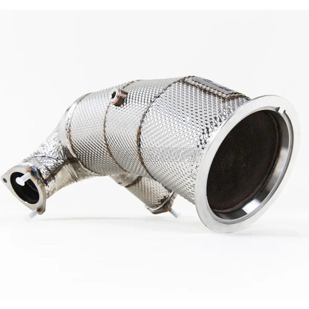 Milltek Audi S4 3.0 Turbo V6 B9 - Saloon/Sedan & Avant (Non Sport Diff Models) 2016-2023 HJS Tuning ECE Exhaust Downpipes Exhaust - OE Fitment