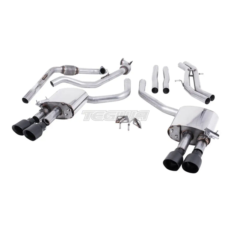 Milltek Audi S4 3.0 Turbo V6 B9 - Saloon/Sedan & Avant (Sport Diff Models Only & Without Brace Bars) 2016-2023 Cat-back Exhaust