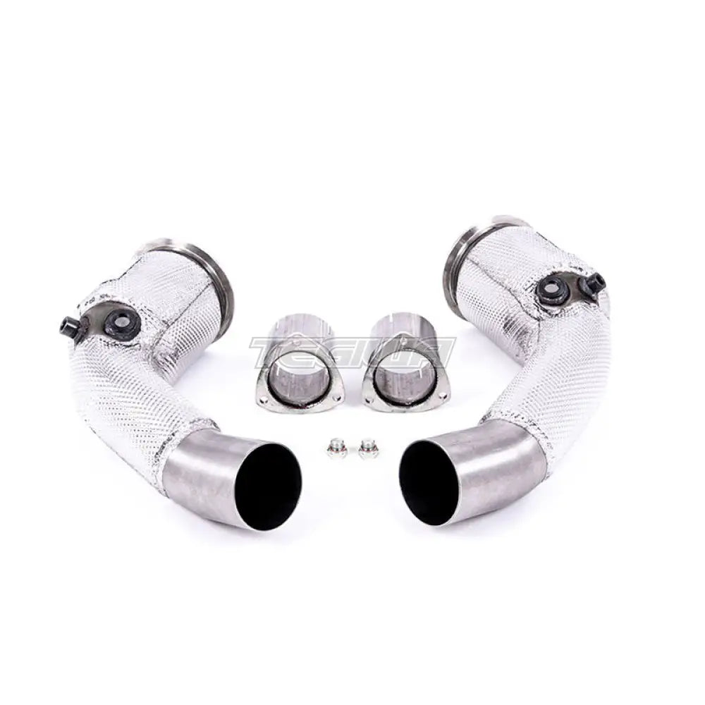 Milltek Audi S8 D5 4.0 TFSI V8 Saloon / Sedan (Non OPF/GPF US/ROW Models) 2020-2023 Large-bore Exhaust Downpipes and Cat Bypass Exhaust Pipes Exhaust - OE Fitment