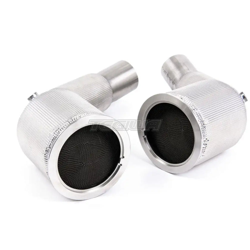 Milltek Audi S8 D5 4.0 TFSI V8 Saloon / Sedan (OPF/GPF UK/Euro Models) 2020-2023 Large Bore Exhaust Downpipes and Hi-Flow Sports Cats Exhaust - OE Fitment