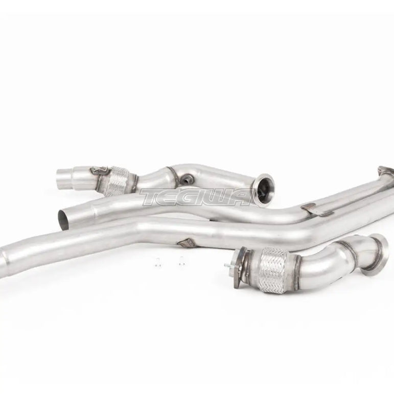 Milltek BMW 2 Series M2 Competition Coupe (F87) 2018-2023 Large-bore Exhaust Downpipes and Cat Bypass Exhaust Pipes Exhaust
