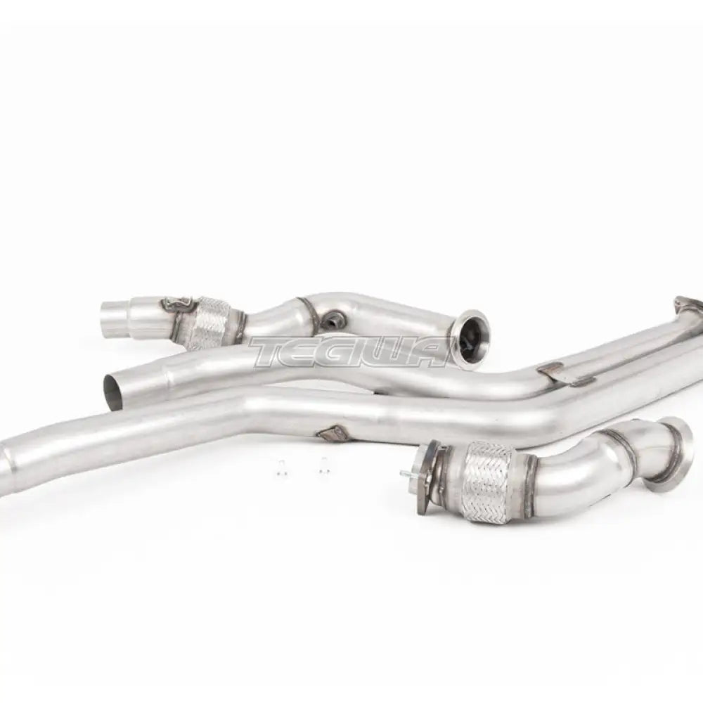 Milltek BMW 2 Series M2 Competition Coupe (F87) 2018-2023 Large-bore Exhaust Downpipes and Cat Bypass Exhaust Pipes Exhaust