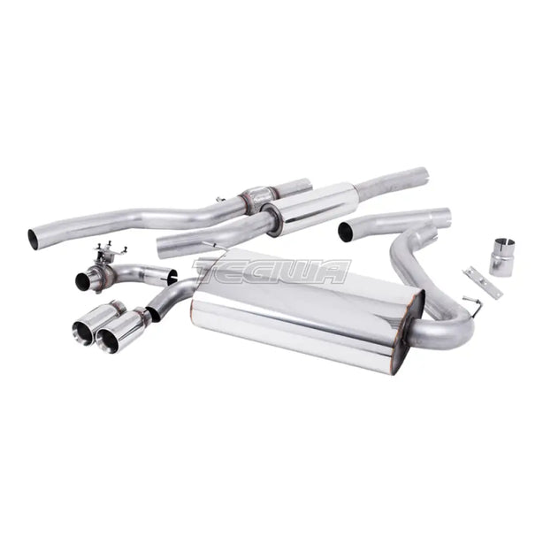 Milltek BMW 4 Series F32 428i Coupe (Manual Gearbox without Tow Bar None xDrive & N20 Engine Only) 2014-2018 Cat-back Exhaust