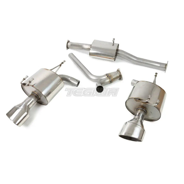 Milltek Dual Outlet Cat-Back Exhaust System With 150x95 Polished Oval Tips Honda S2000 AP2