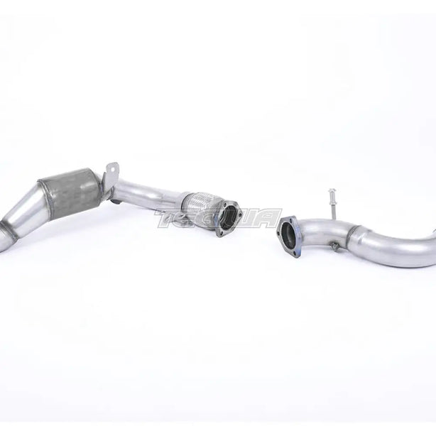 Milltek Ford Fiesta Mk7/Mk7.5 1.0T EcoBoost (100/125/140PS) 2013-2017 Large Bore Downpipe and Hi-Flow Sports Cat Exhaust - Milltek Fitment