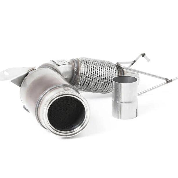 Milltek New Mini Mk3 (F55) Mini Cooper S 2.0 Turbo - 5 Door Hatch (UK and European models) - LCI with GPF/OPF Only 2019-2023 Large Bore Downpipe and Hi-Flow Sports Cat Exhaust - Fits Milltek System